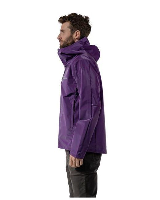 Woodpecker Purple Wind Rain Shell Jacket for men