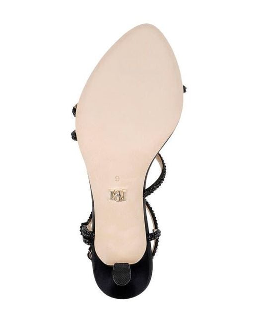 Badgley Mischka Black Julianna Ankle Strap Sandal