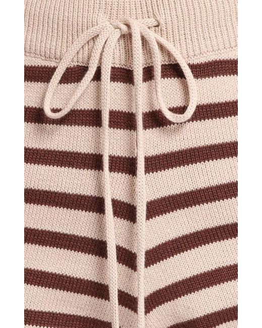 Petal & Pup Red Ilona Stripe Knit Tank & Shorts Set