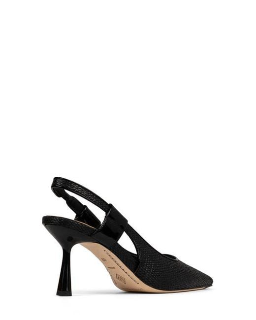 Donald J Pliner Black Elliemay Pointed Toe Slingback Pump