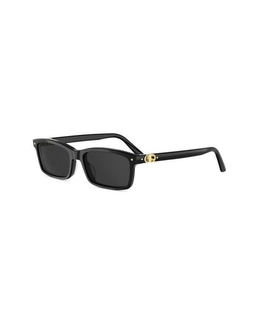 Dior Gray Petit Cd S1I 54Mm Rectangular Sunglasses
