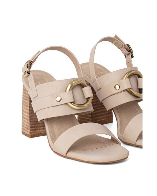 Shu Shop Pink Hannah Block Heel Slingback Sandal