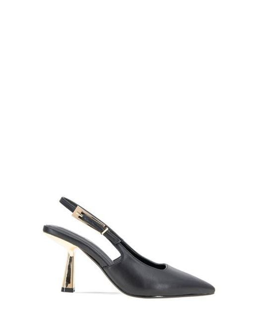 BCBGMAXAZRIA White Inara Slingback Pointed Toe Pump
