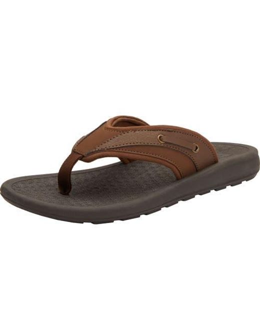 Kingsize Brown Island Flip Flops for men