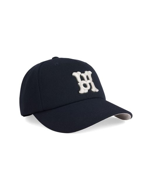 Hudson Blue Embroidered Logo Baseball Cap for men