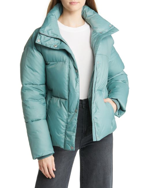 UGG ugg(r) Vickie Water Resistant Puffer Jacket in Green Lyst