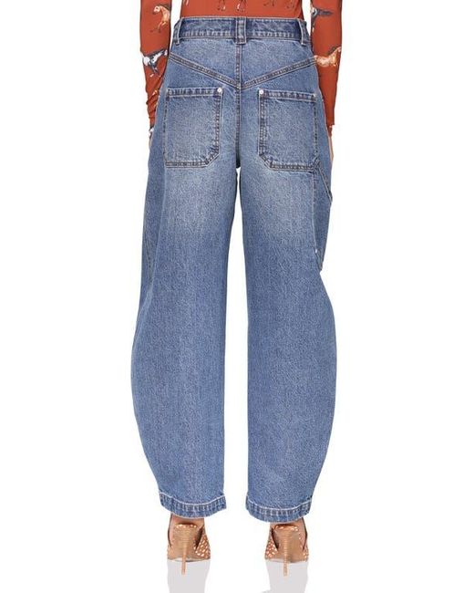 Avec Les Filles Blue Zucchini Leg Carpenter Jeans