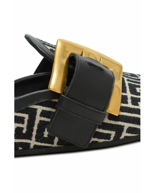 Balmain Black Anthem Mules