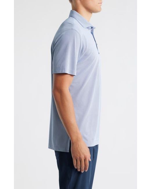 Johnnie-o Blue Clegg Solid Piqué Performance Golf Polo for men