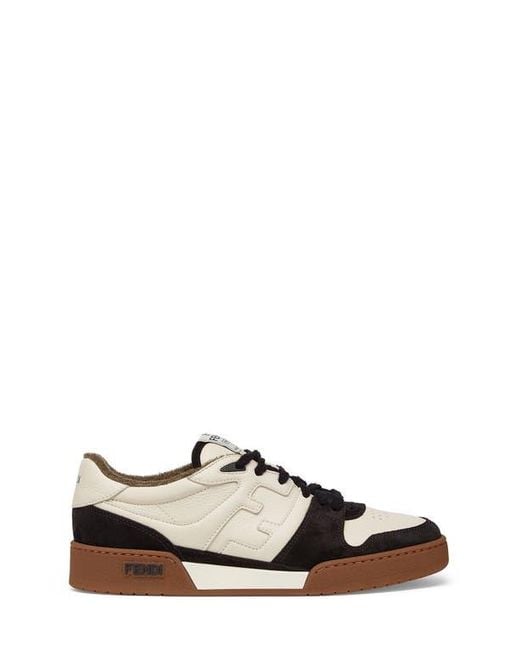 Fendi Brown Ff Match Sneaker for men