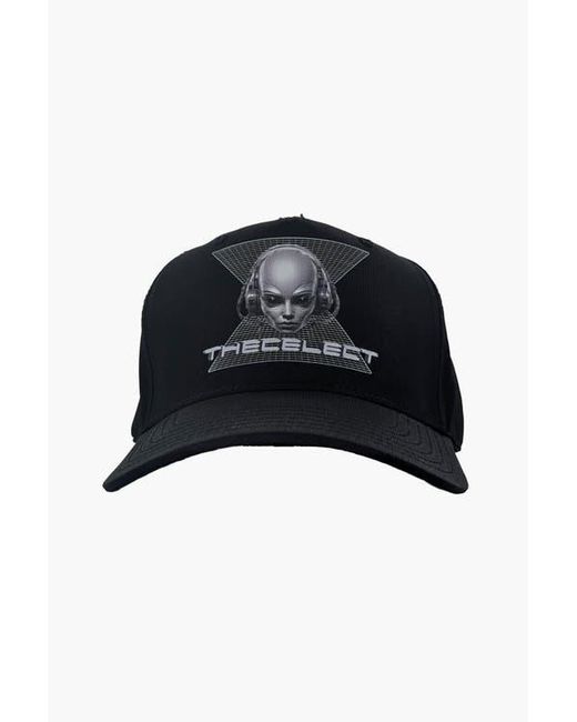 The Celect Black Ai Hat Mid Profile Cap