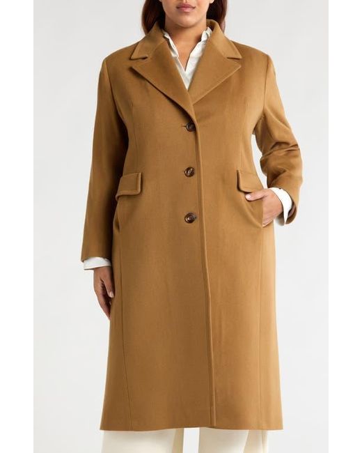 Fleurette Natural Holland Longline Wool Coat