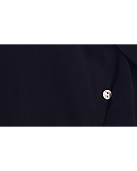 Bella Dahl Blue Ruffle Button-Up Shirt