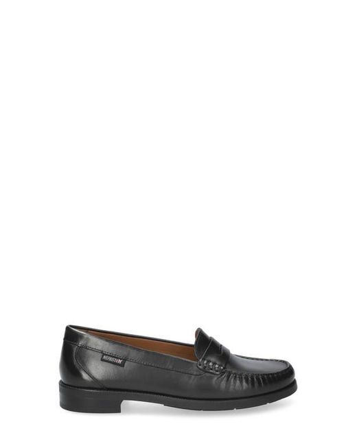 Mephisto Black Neda Penny Loafer
