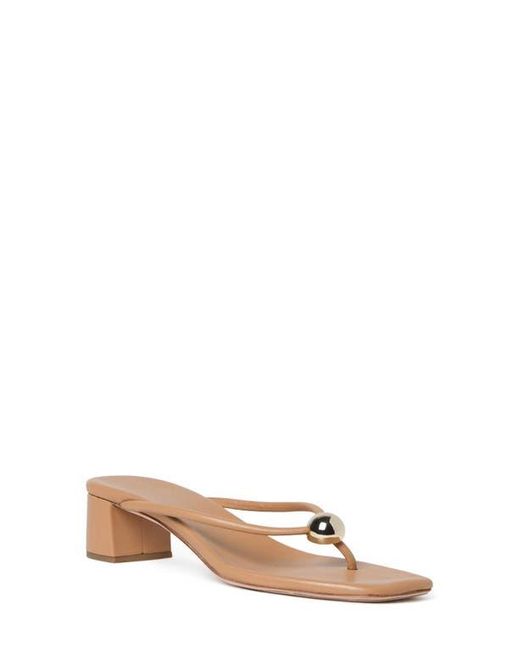Loeffler Randall Natural Odessa Block Heel Sandal