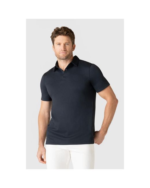 Jack Archer Blue Jetsetter Tech Performance Polo for men