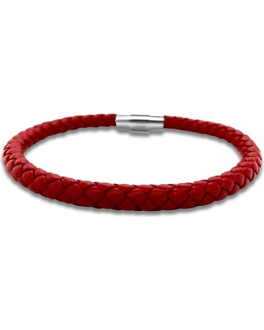Anna Zuckerman Red Tendril Braid Cuff for men