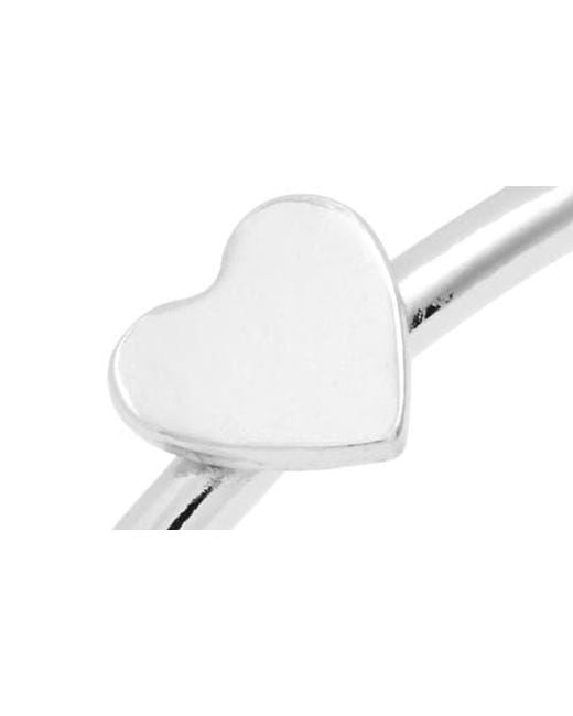 Nashelle Metallic Heart Stacking Ring