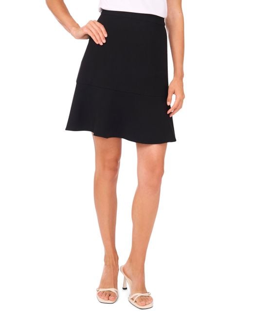Halogen® Black Tiered Ruffle Skirt
