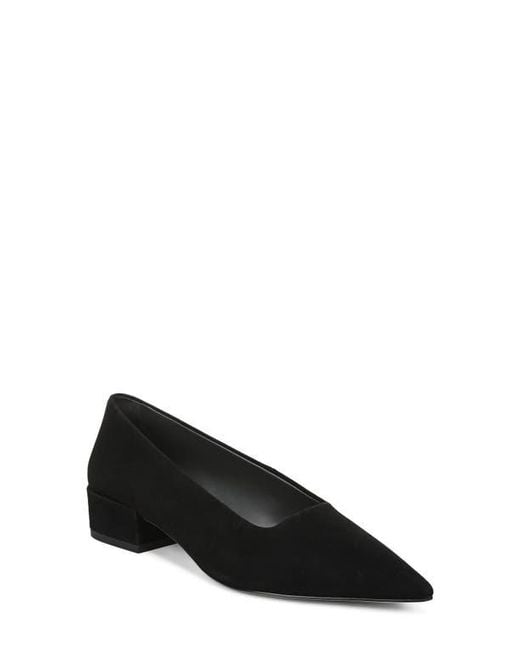 Sarto Black Boa Pointed Toe Pump