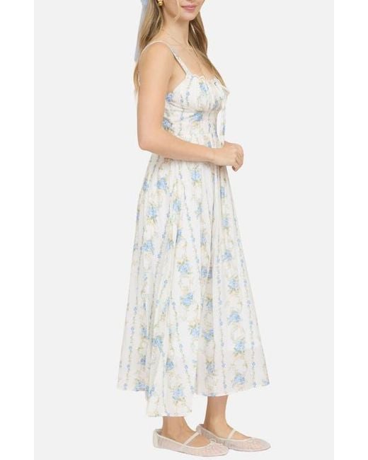 blu pepper maxi dress Blu Pepper Women's Rayon Striped Maxi Dress in Blue White/Blue/White | Size: Large