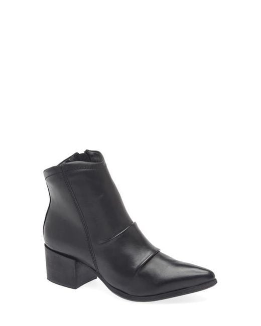 Chocolat Blu Black Lian Block Heel Bootie