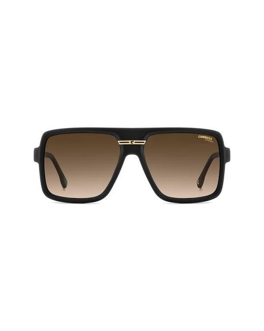 Carrera Multicolor Victory 59Mm Gradient Rectangular Flat Top Sunglasses for men