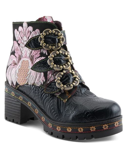 Spring Step Black Brazza Bootie