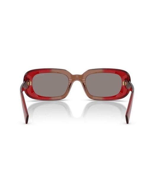 Miu Miu Multicolor 52Mm Rectangular Sunglasses