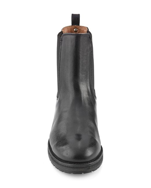 Frye Melissa Double Sole Chelsea Boot in Black | Lyst