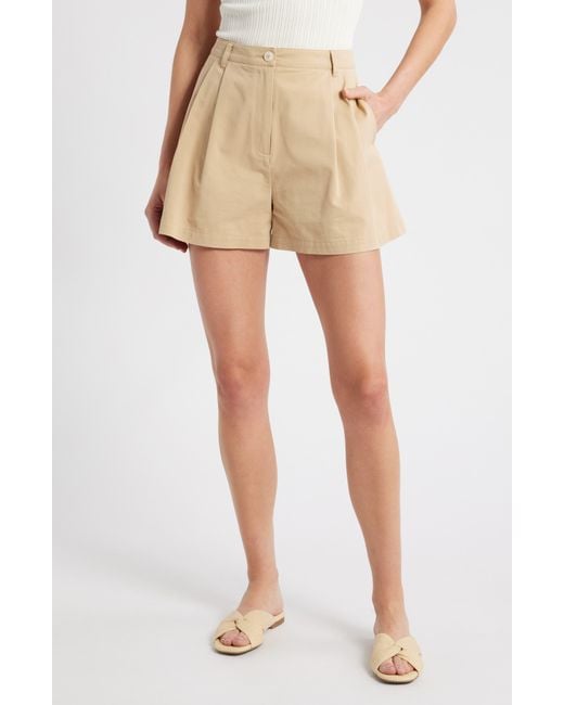 Solid & Striped Natural The Oceane High Waist Shorts