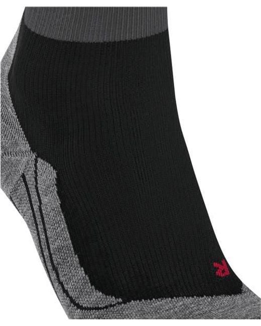 Falke Black Ru Compression Stabilizing Running Socks