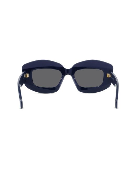 Loewe Multicolor Starry Night Anagram 49mm Small Rectangular Sunglasses