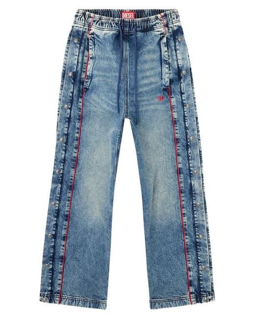 DIESEL D-Axfor-S Side Snap Jeans in Blue for Men | Lyst DIESEL D-Axfor-S Side Snap Jeans in Blue for Men | Lyst