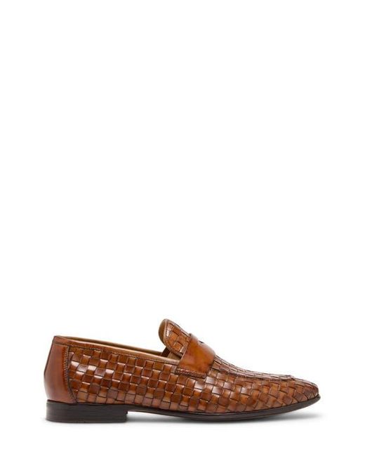 LOAFER IN PEANUT BROWN SUEDE AND WOVEN RAFFIA