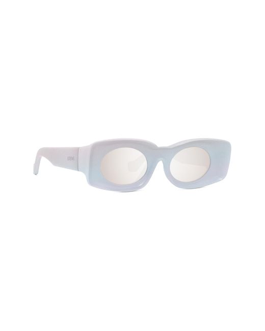 Loewe Multicolor X Paula's Ibiza 49mm Mirrored Oval Sunglasses