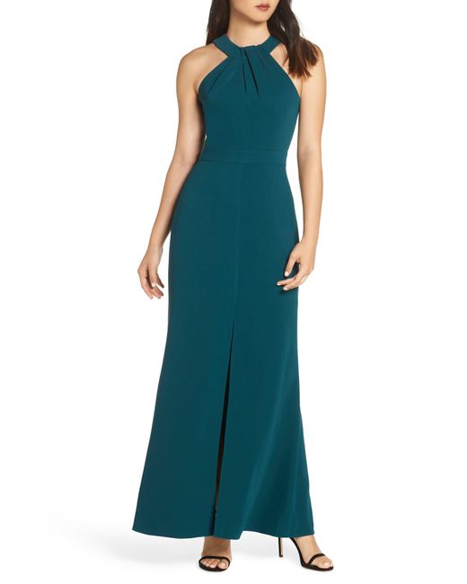 Harlyn Green Halter Gown