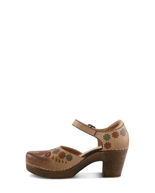 Spring Step Brown Bridgitte Clog