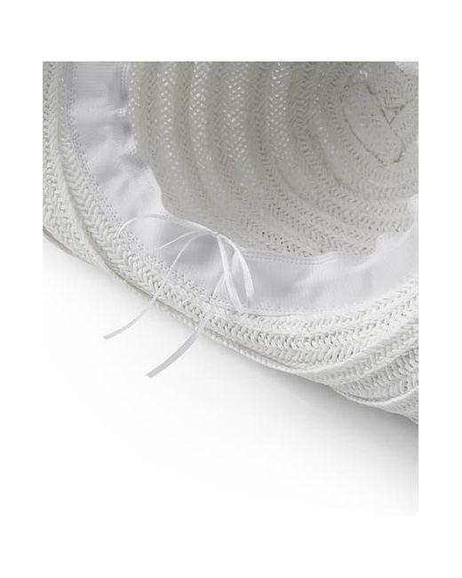 Lands' End White Panama Hat