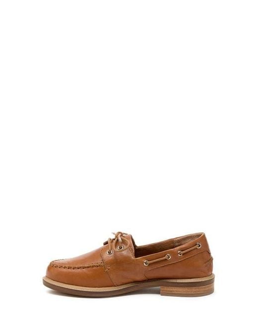 Kelsi Dagger Brooklyn Brown Linny Boat Shoe