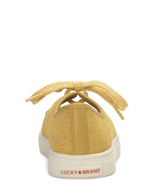 Lucky Brand Yellow Lisia Sneaker