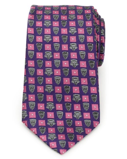 Cufflinks Inc. Purple Guardians Of The Galaxy Silk Blend Tie for men