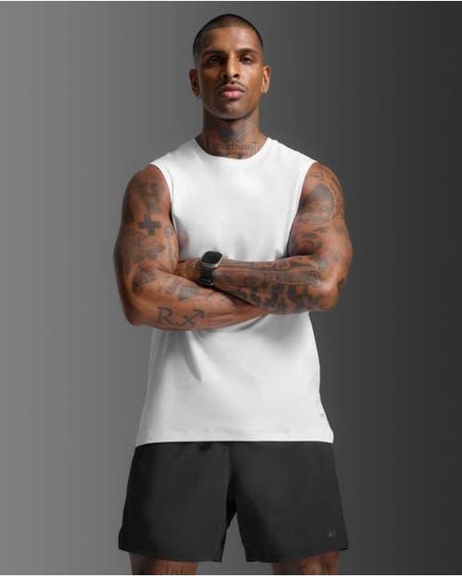2xu Gray Signature Tank for men