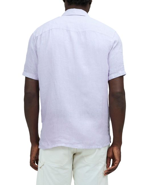 Madewell White Easy Linen Short-sleeve Button-up Shirt for men