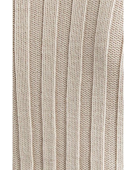Paloma Wool Valeria Reversible Merino Wool Sweater in White