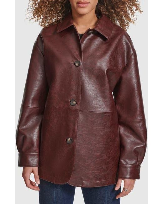 Levi's oversized leather jacket store