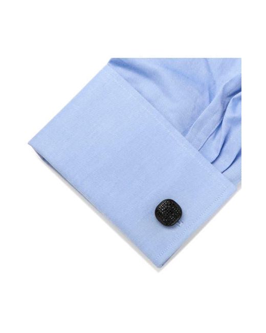 Cufflinks Inc. Black Pavé Crystal Cuff Links for men