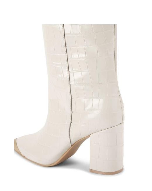 Kurt Geiger White Regent Knee High Boot