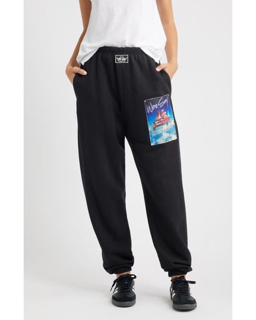 Boys Lie Black 1-800 Disconnected Kimmy Cotton Blend Sweatpants