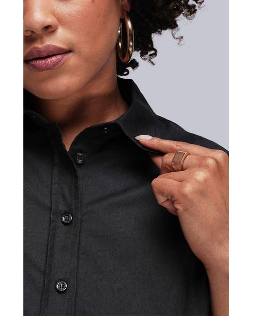WILDFANG Black The Essential Oxford Button Up